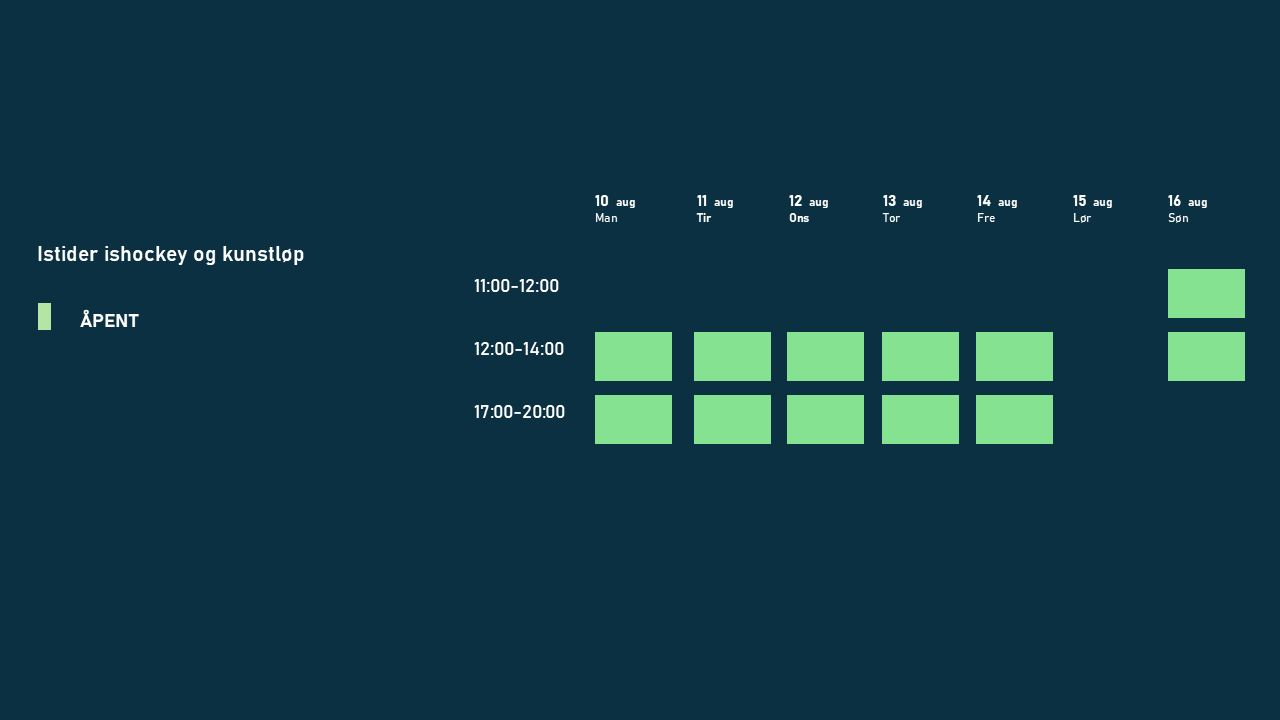 Sommeris Timeplan 2 ukepølan 2 hockey